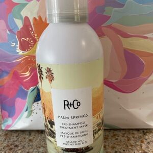 R+Co Palm Springs Pre-Shampoo Treatment Mask with Colorful Design